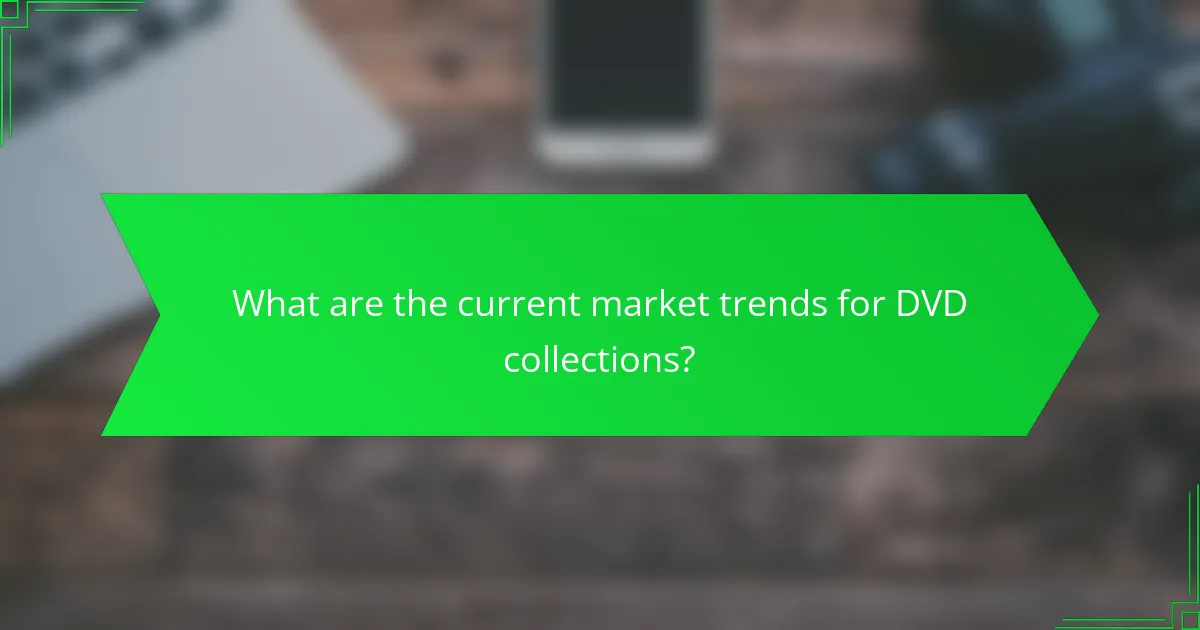 What are the current market trends for DVD collections?